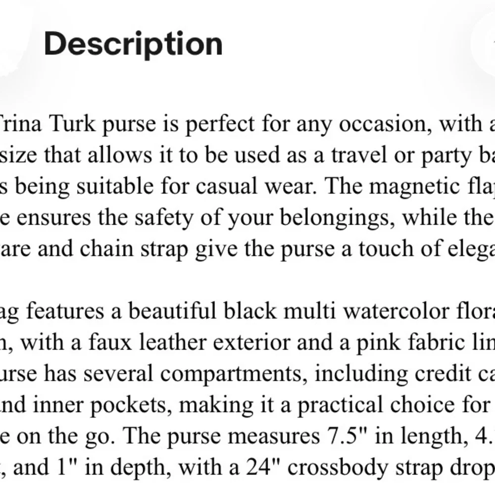 Trina Turk Multicolor Floral Clutch - Picture 6 of 6